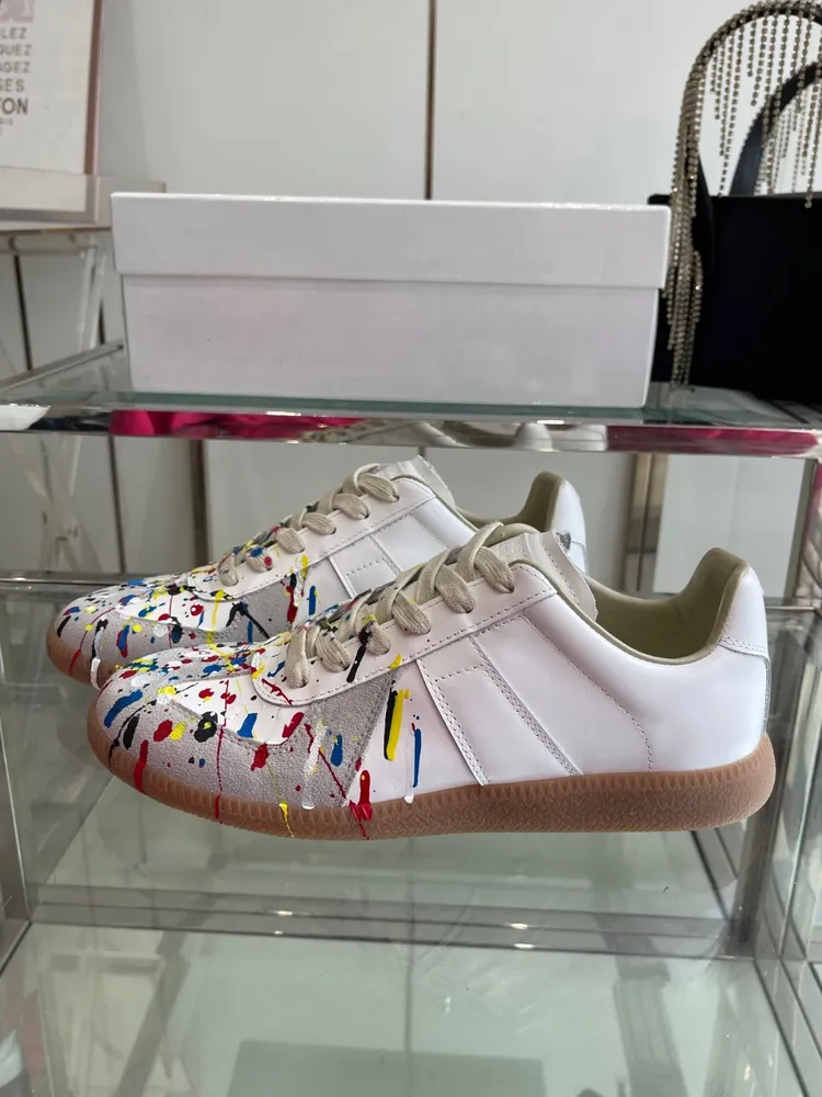 Maison Ma*giela - MM6 메종 25SS 페인트 Replica 스니커즈 (해외최상급)