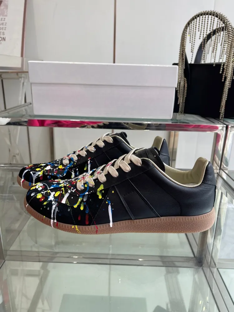 Maison Ma*giela - MM6 메종 25SS 페인트 Replica 스니커즈 (해외최상급)