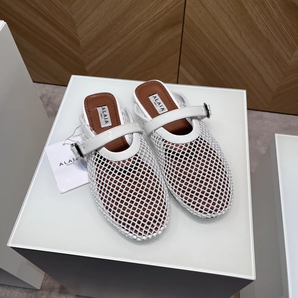 피쉬넷 메리제인 뮬 여성 슈즈