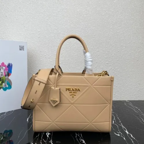 PR*DA 프라* 탑스티치 스몰 레더 심볼백 1BA379 (해외최상급)