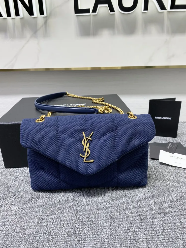 Sa*nt Lauren* 캔버스 PUFFER 스몰 토이백 620333