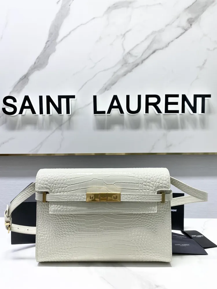 Sa*nt Lauren* 크로커다일 MANHATTAN 숄더백 553742