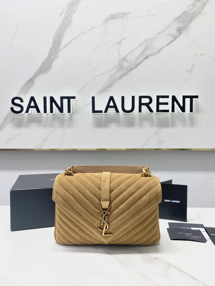 Sa*nt Lauren* 스웨이드 컬리지 미디엄 백 392737