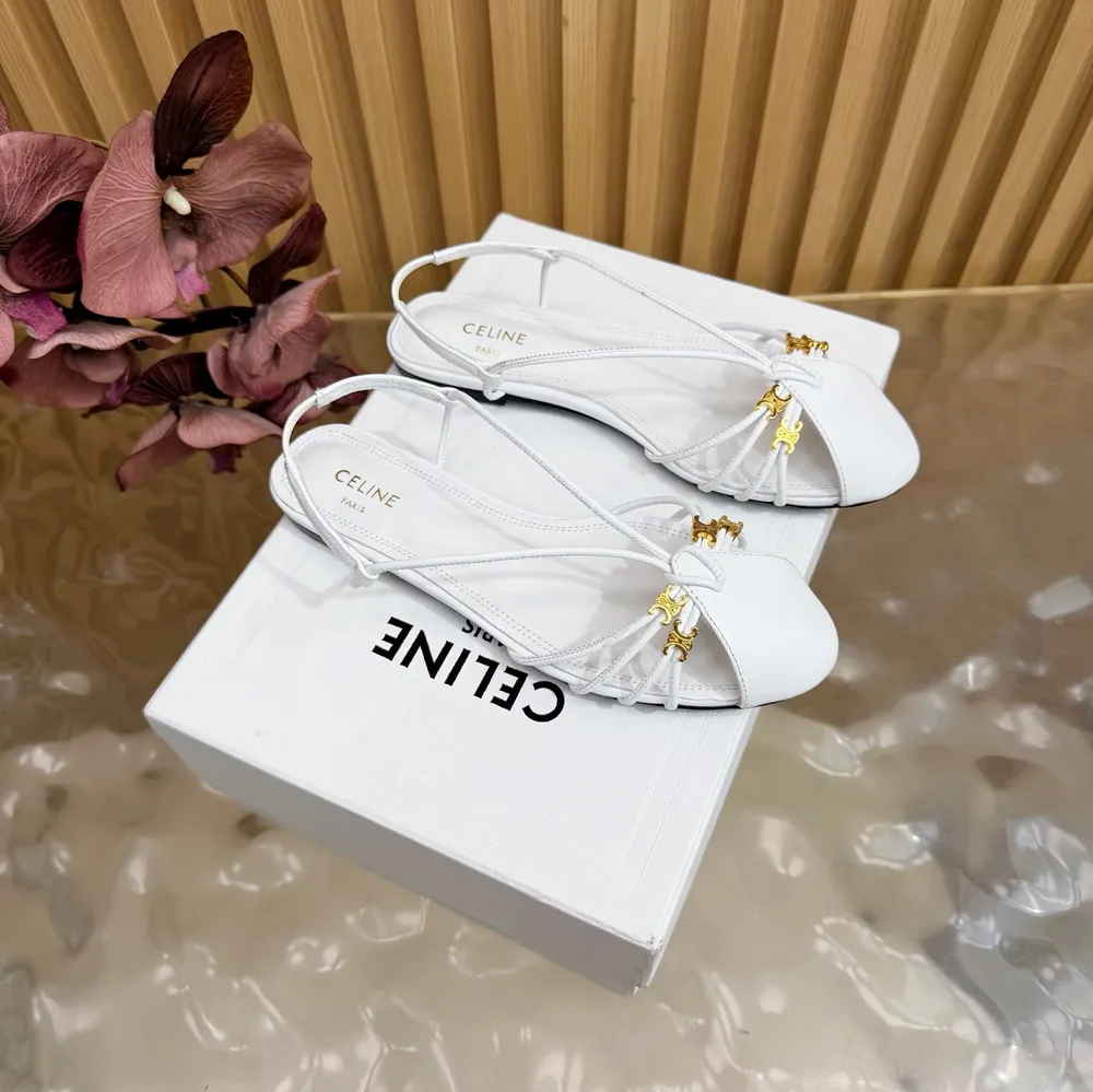 카프스킨 오픈토 스트랩 여성 슈즈 샌들
