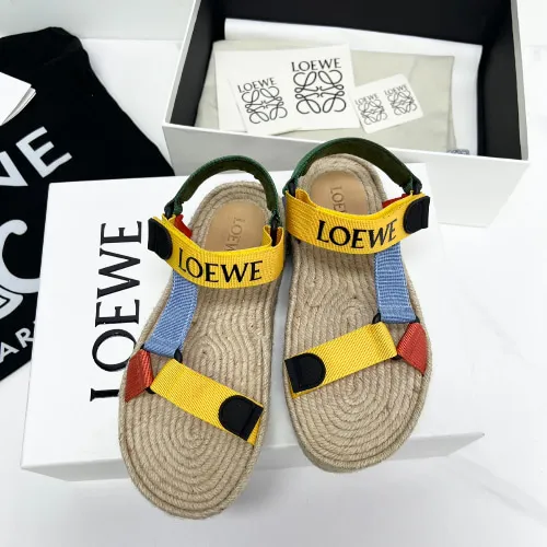 LOEW* 스트래피 에스파드류 샌들