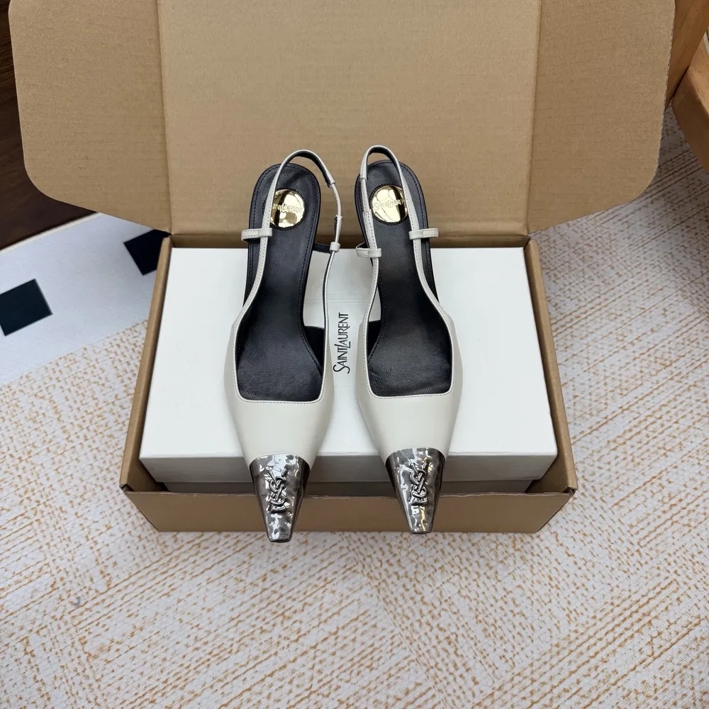 블레이드 슬링백 펌프스 여성 슈즈
