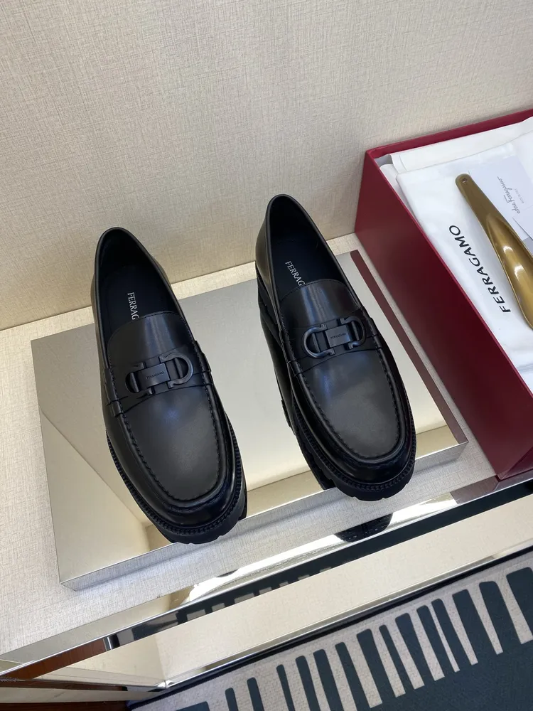 간치니 레더 로퍼 남성 슈즈