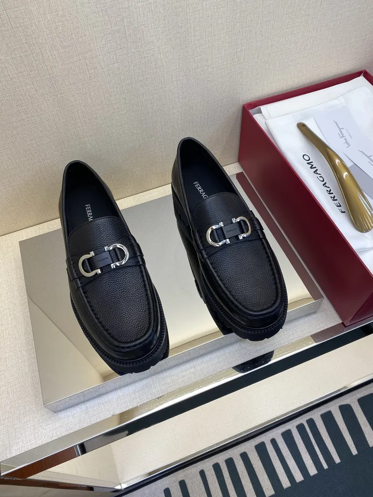 간치니 레더 로퍼 남성 슈즈