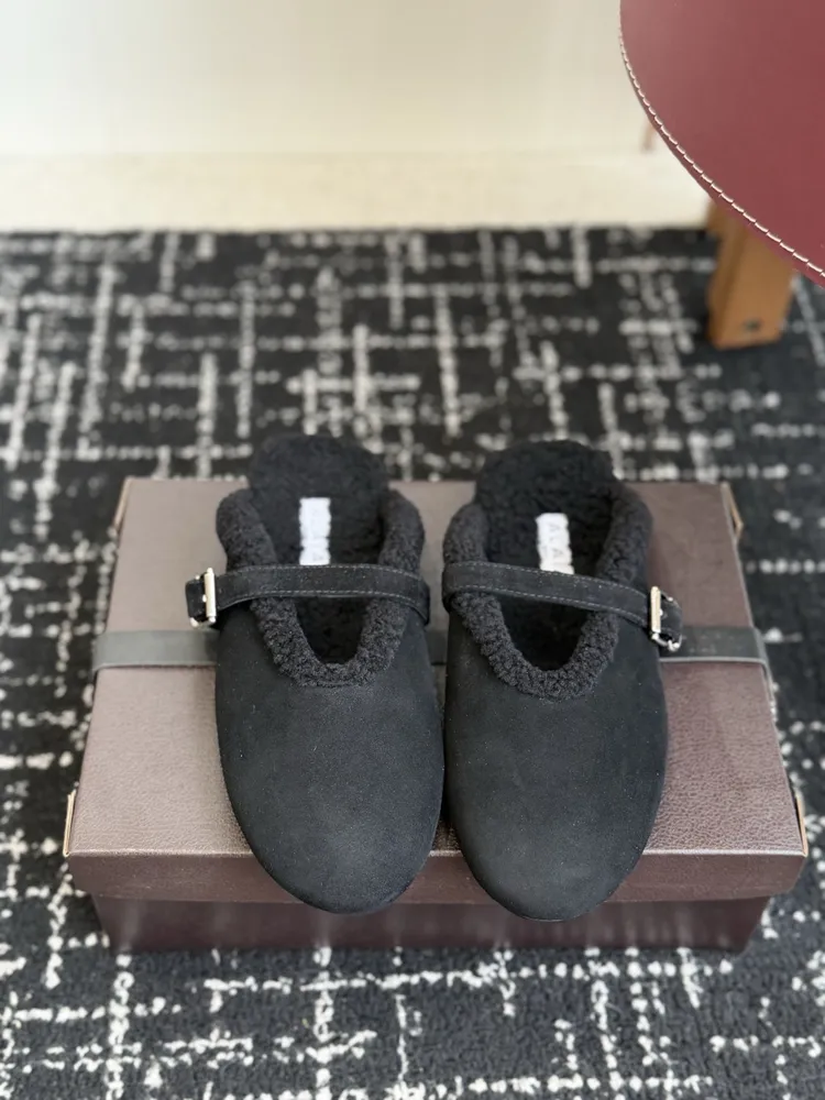 퍼 메리제인 뮬 여성 슈즈