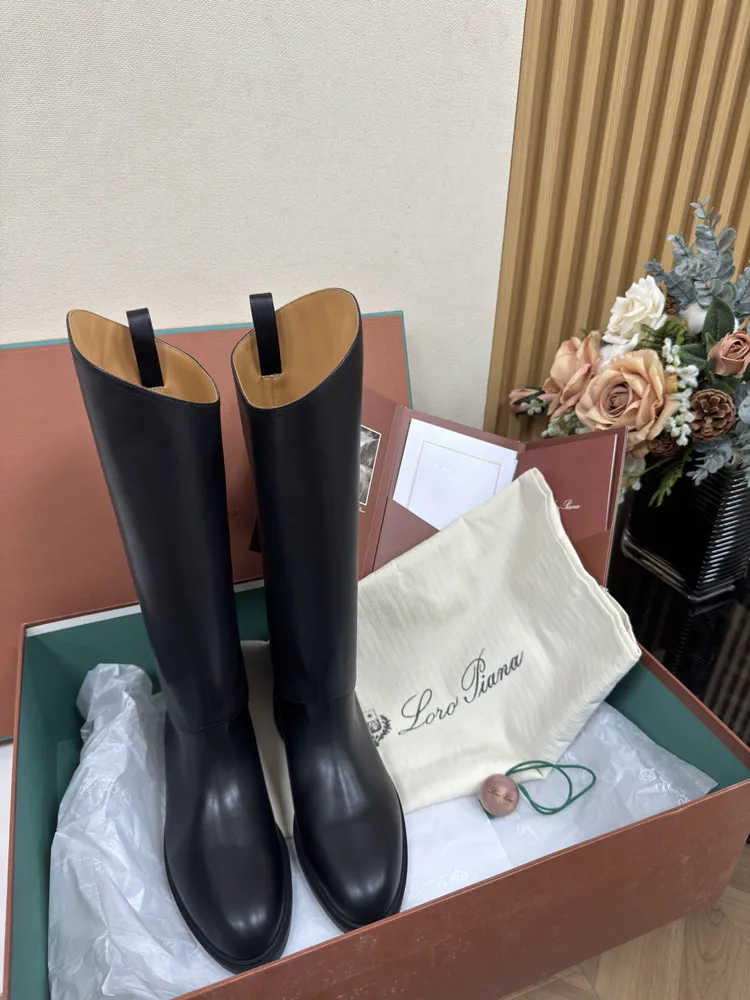 킬다 나파 가죽 라이딩 롱부츠 여성 슈즈