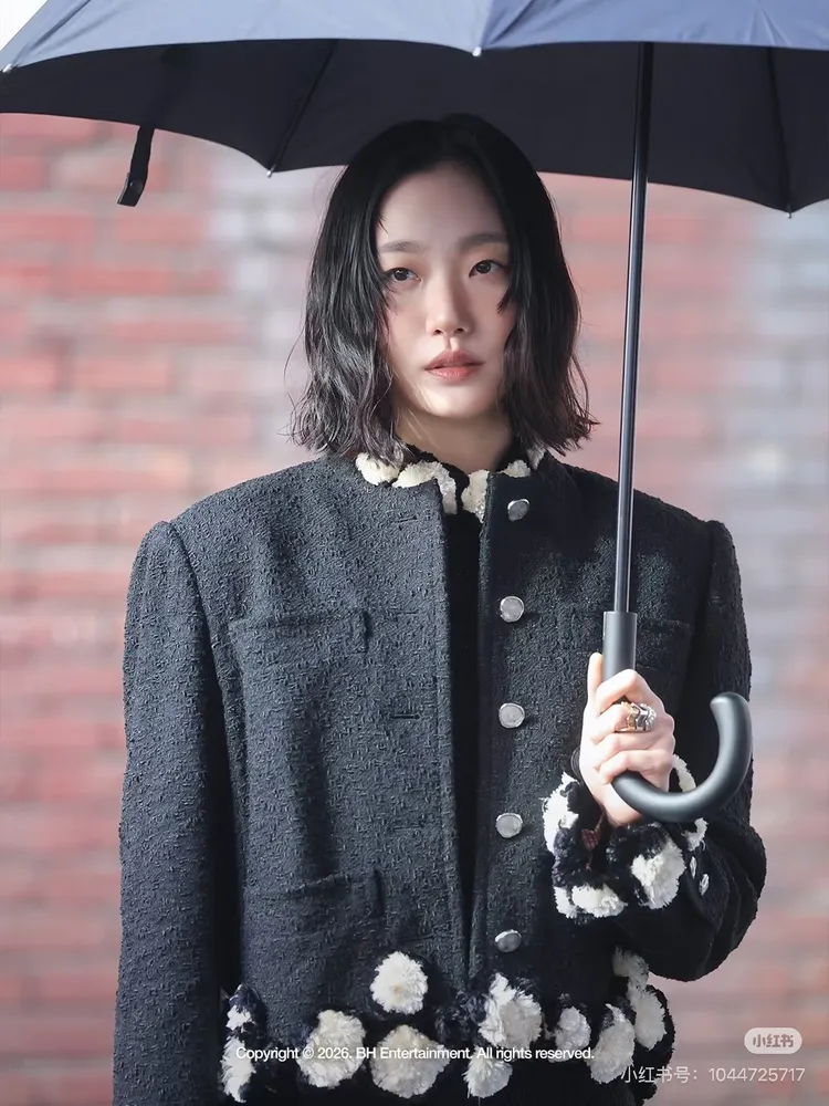 [김고은] 플라워 트리밍 여성 자켓