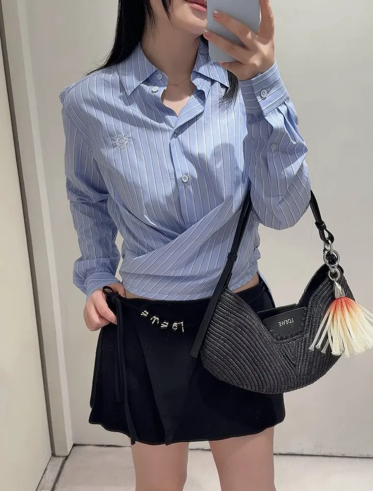 랩 디테일 여성 스커트 팬츠