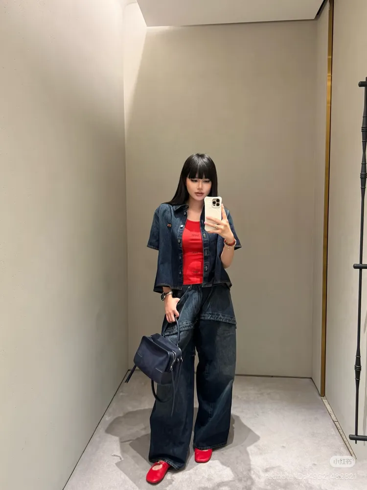 언발라스 데님 여성 팬츠