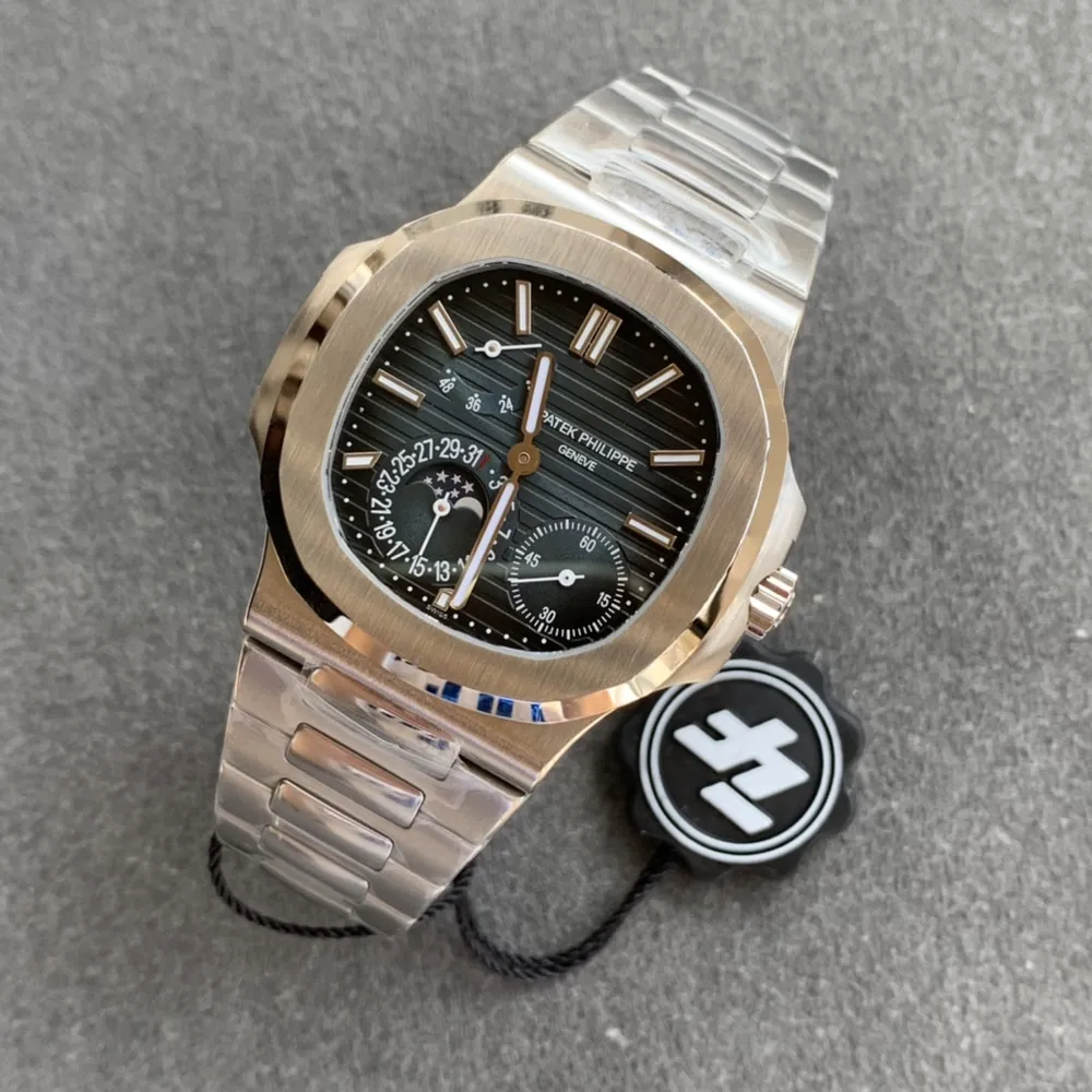 ZF공장 파텍필립 노틸러스 5712/1A-001 남성용 40mm 블루다이얼 오토매틱