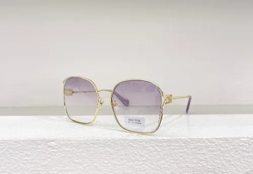 MIUMI* 여자 MIU 로고 선글라스 SMU52W
