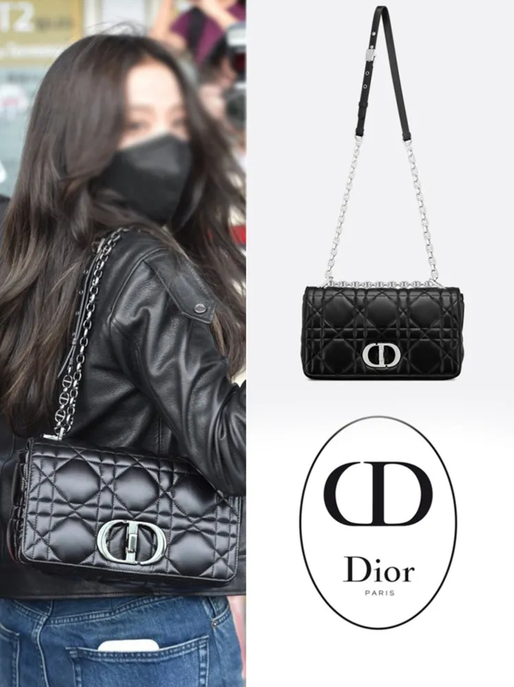 [지수 가방] D*OR 디* Soft Dior Caro 미디엄 백 (해외최상급)