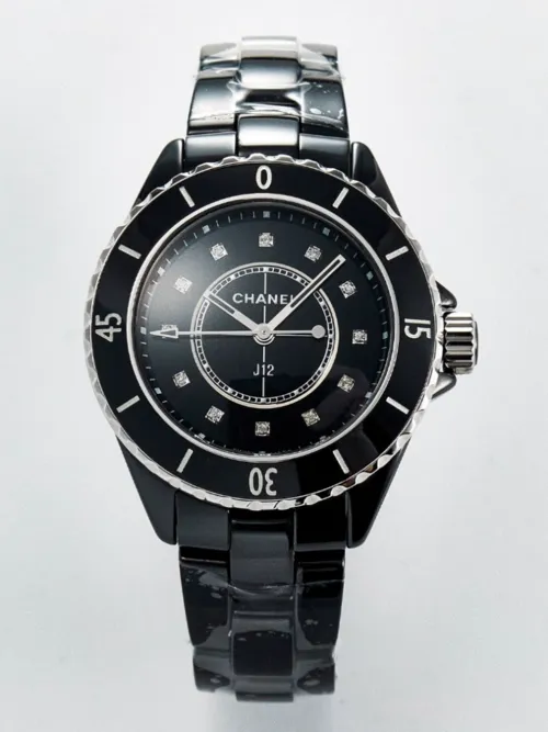 J12 블랙 텐포인트 세라믹 33MM 기계식자동 (여성용)
