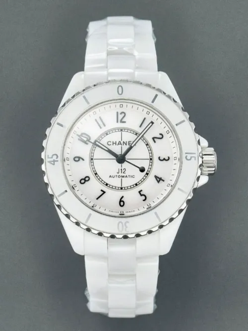 J12 화이트 다이얼 세라믹 33MM 오토메틱(여성용)