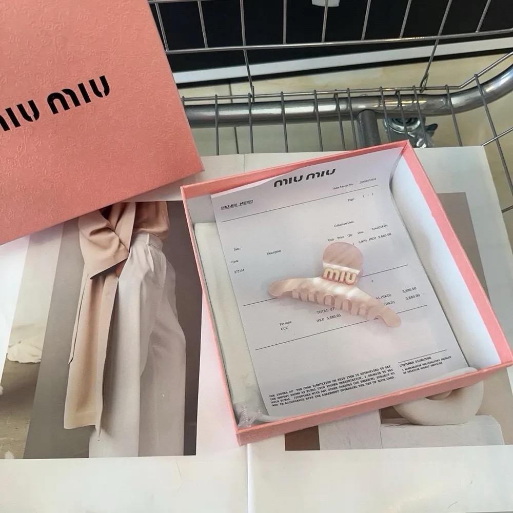 MIUMI* 미우 헤어 클립 (해외최상급)
