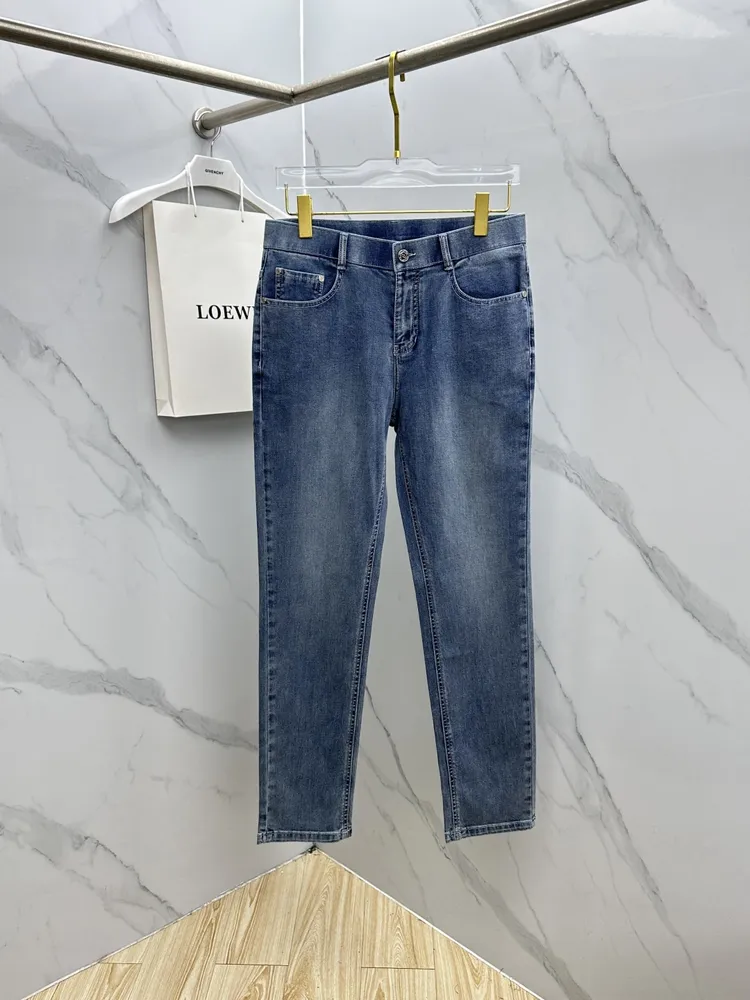 워싱 남성 데님팬츠 중청