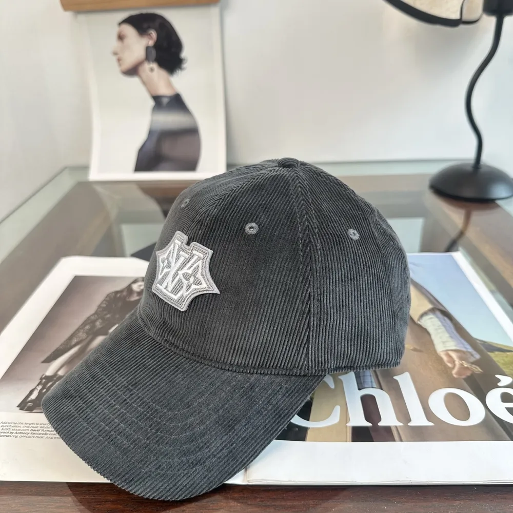 마이 LV 파리 코듀로이 캡 여성 모자