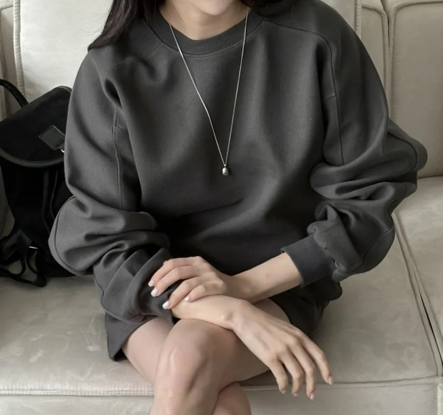오버핏 맨투맨 숏팬츠 세트 가을 트레이닝셋업 핏보장